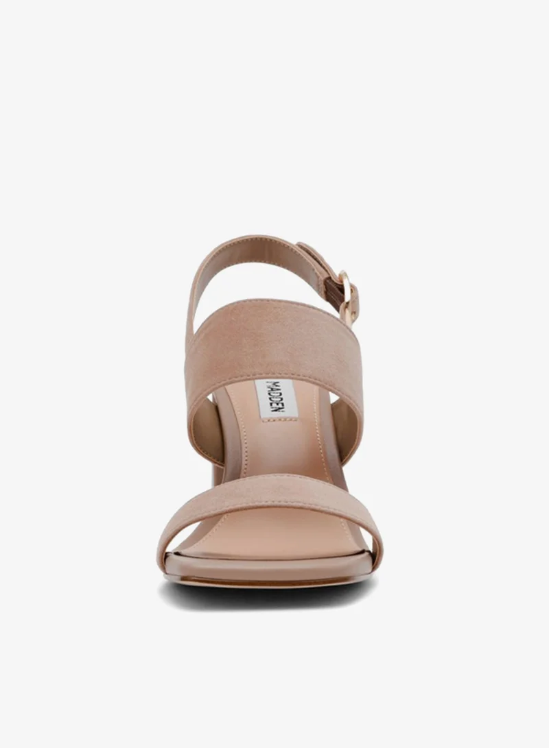STEVE MADDEN  Kid Suede Metal Buckle Heeled Sandals for Women | Best Price UAE